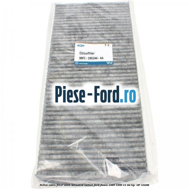 Pollen/cabin filter with activated carbon Ford Fiesta 1989-1996 1.1 54 HP #323A4A9278
